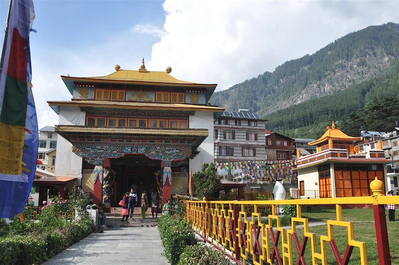 Temple tibétain à Manali - Himachal Pradesh - Inde