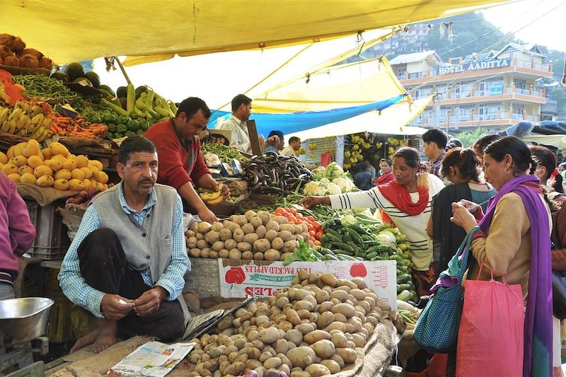 Marché de Manali - Himachal Pradesh - Inde