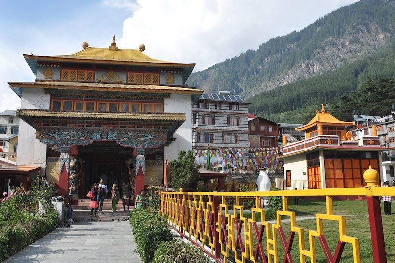 Temple tibétain à Manali - Himachal Pradesh - Inde