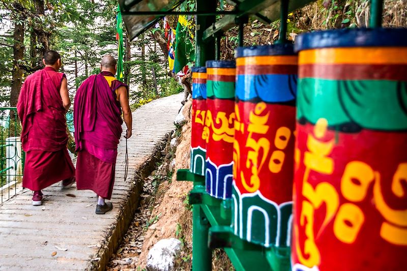 Moines tibétains à Dharamsala - Inde