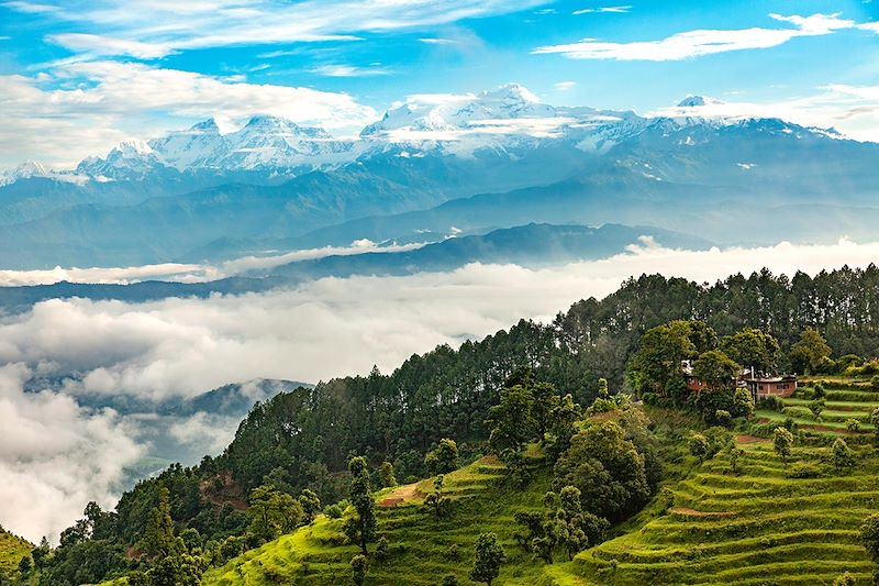 Vue depuis Bandipur - District de Tanahu - Népal