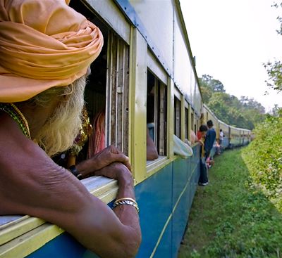 En train Inde