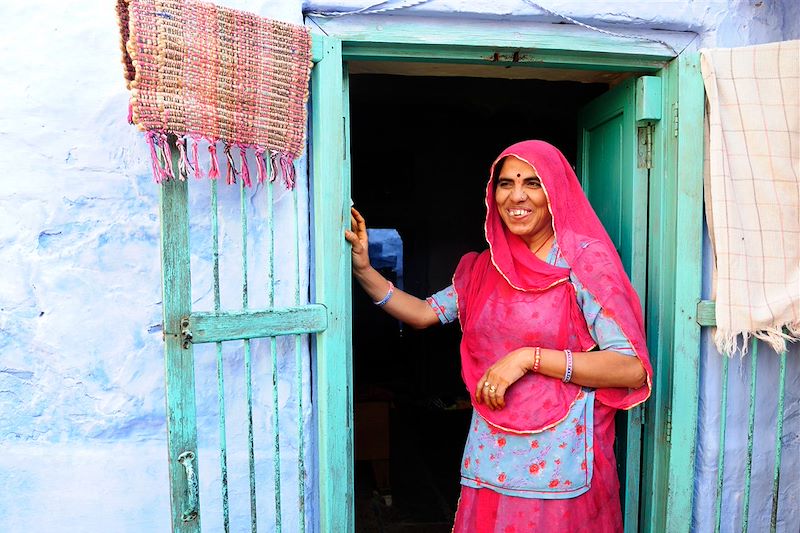 Portrait de femme - Jodhpur - Inde