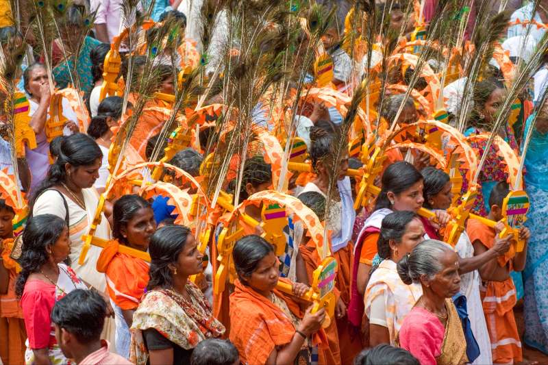 Festival Thaipoosam en Inde du sud 
