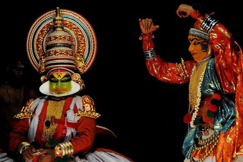 Spectacle de Kathakali - Cochin - Inde