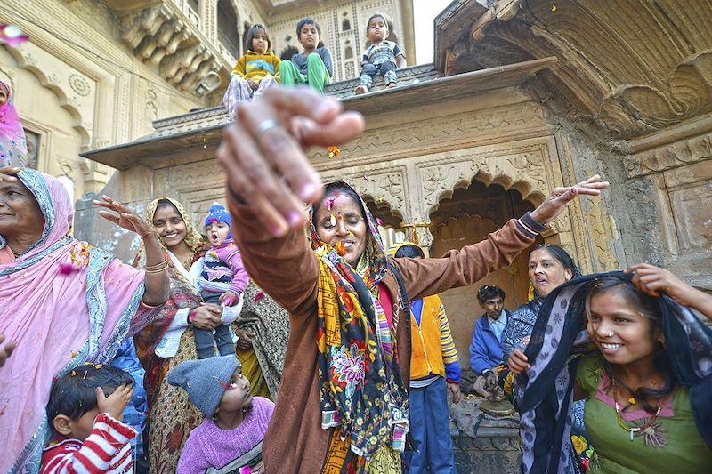 Fascinant Rajasthan et festival de Holi