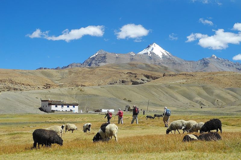 Trek entre Tashigang et Langza - Vallée de Spiti - Himachal Pradesh - Inde