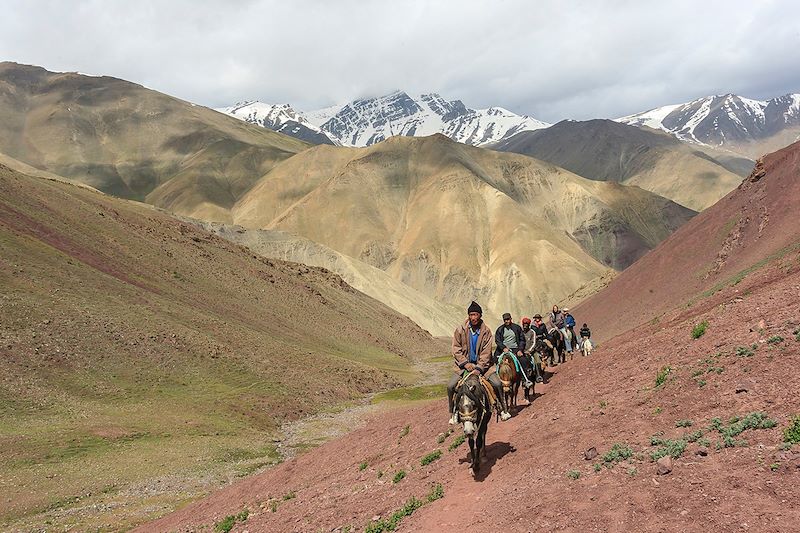 En selle pour le Spiti