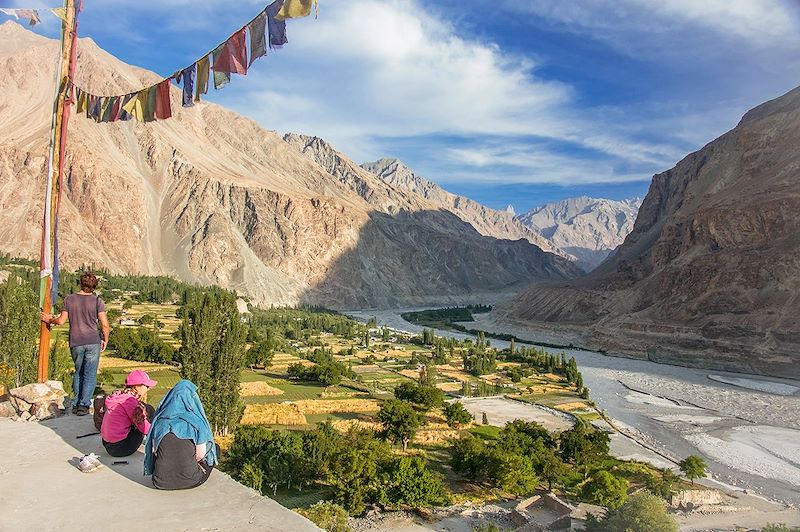 Vue du village Turtuk - Leh - Inde