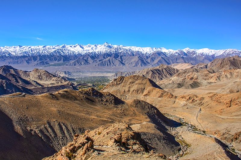 Vue depuis le col de Khardung La - Ladakh - Inde
