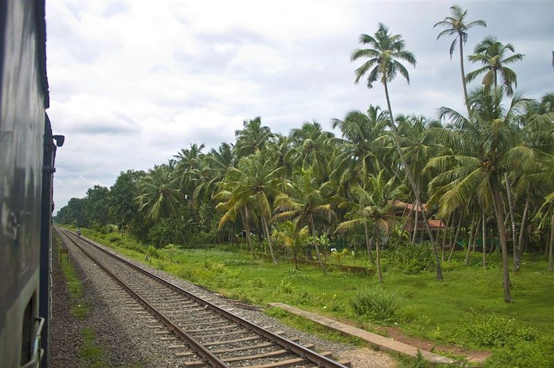 Voyage en train au Kerala - Inde