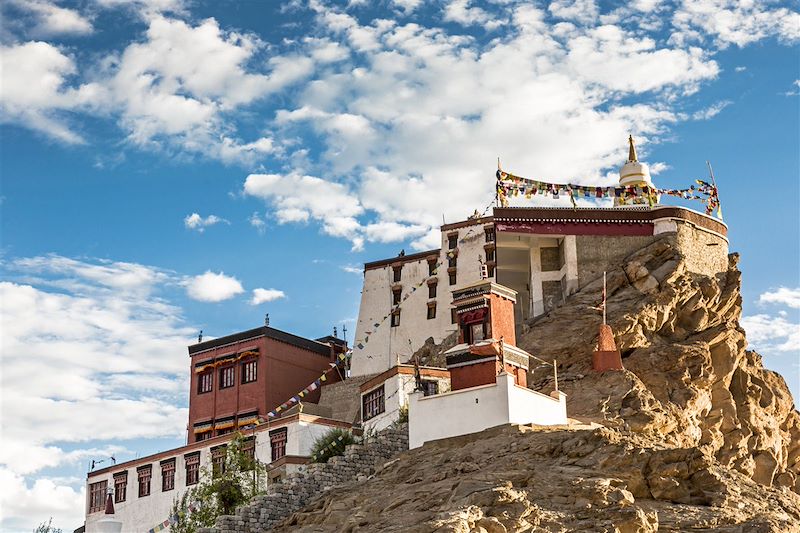 Monastère de Thiksey - District de Leh - État du Jammu-et-Cachemire - Inde