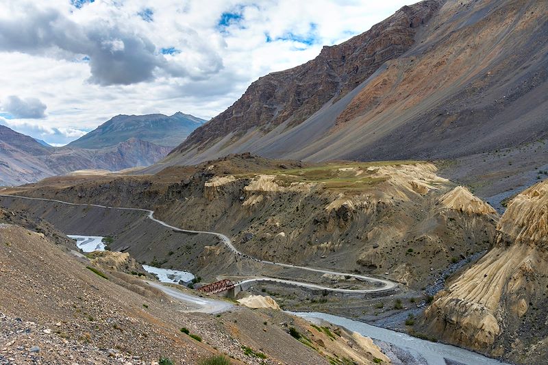 Paysage sur la route de Manali à Kaza - Inde himalayenne