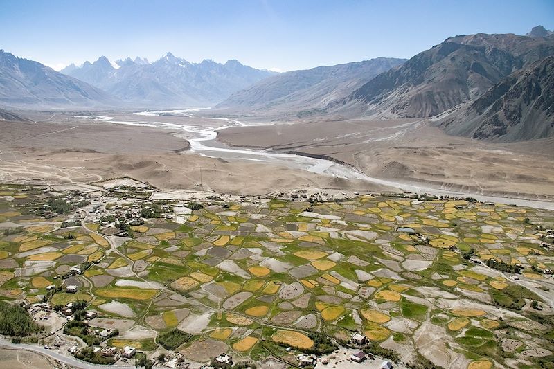 Vue depuis le monastère de Tongdey - Zanskar - Ladakh - Inde