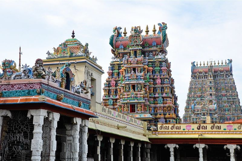 Temple Mînâkshî - Madurai - Tamil Nadu - Inde
