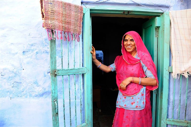 Portrait de femme - Jodhpur - Inde