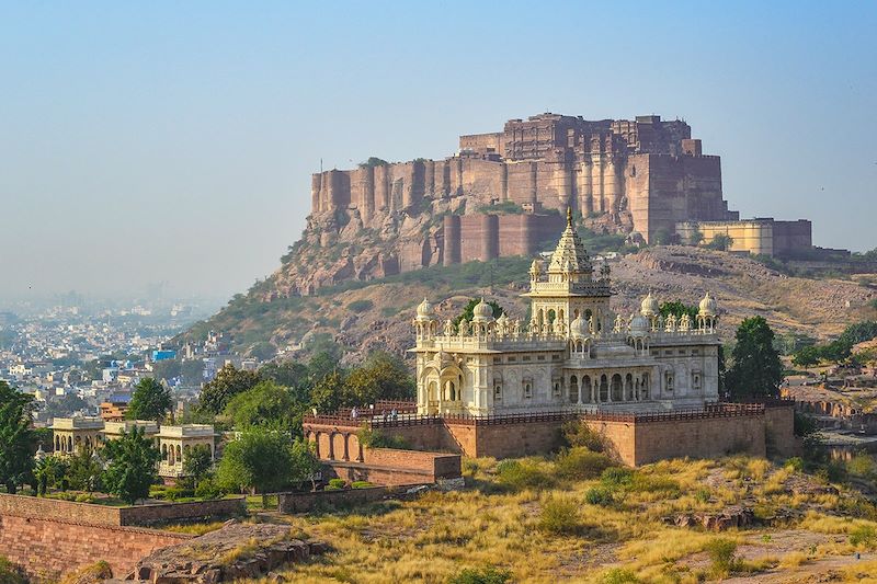Jaswant Thada et le fort de Mehrangarh - Jodhpur - Inde