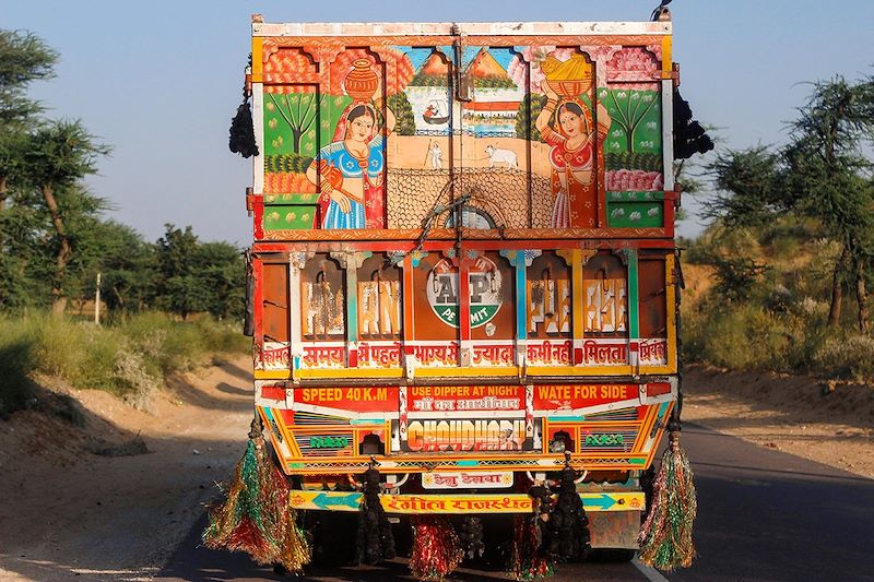 Camion décoré au Rajasthan - Inde