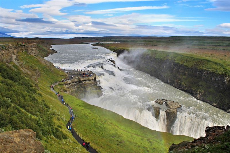 Chute de Gullfoss - Haukadalur - Islande