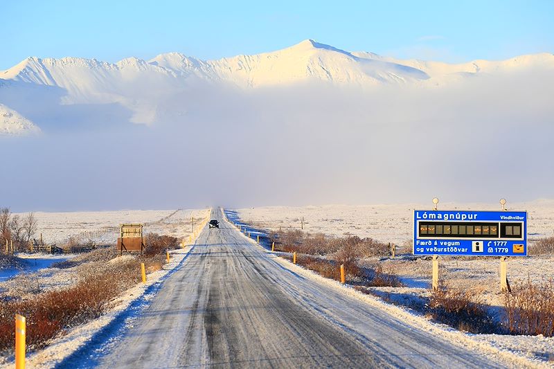 Route 1 en direction de Skaftafell - Suðurland - Islande