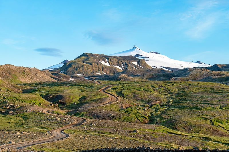 Route dans le Parc National de Snæfellsjökull - Islande