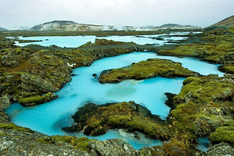 La station géothermale Lagon Bleu près de Grindavik - Islande