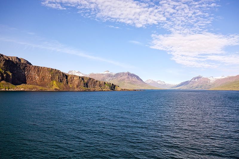 Trekking dans les fjords de l'est 