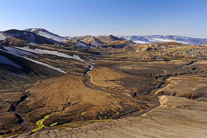 Paysage près du refuge de Hrafntinnusker - Landmannalaugar - Islande