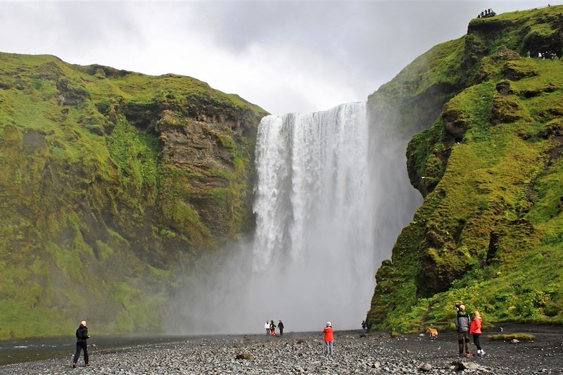 Chutes d'eau de Skogafoss - Région de Sudurland - Islande