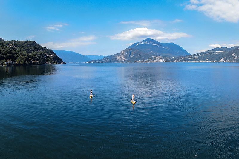 Paddle au lac de Côme - Lombardie - Italie