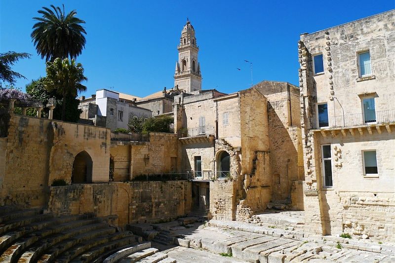 Amphithéâtre romain de Lecce - Pouilles - Italie
