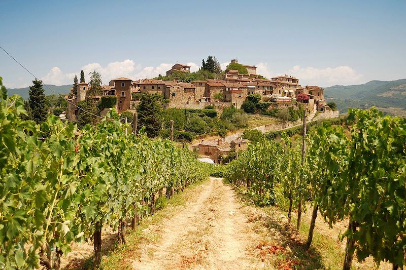 Village médiéval de Montefioralle - Toscane - Italie