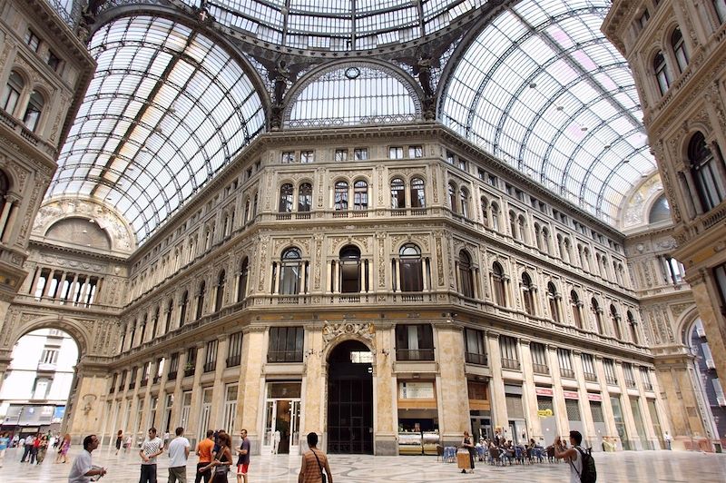 Galleria Umberto 1er - Naples - Région de Campanie - Italie
