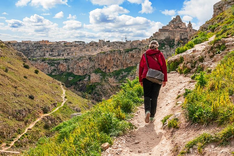 Randonnée dans le canyon de Matera - Basilicate - Italie