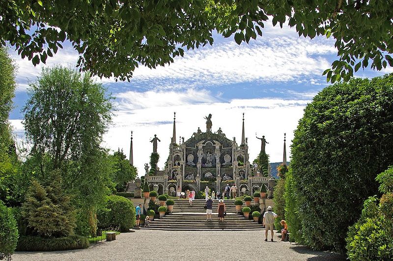 Le palais Borromée - Isola Bella - Îles Borromées - Italie