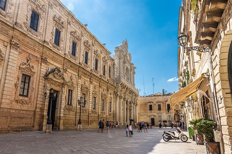 Basilique Santa Croce à Lecce - Pouilles - Italie
