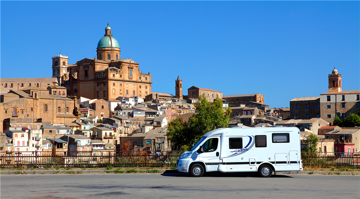 Campervan à Piazza Armerina - Sicile - Italie