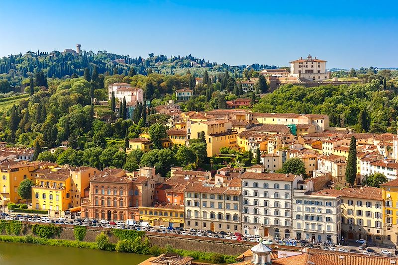 Quartier d'Oltrarno à Florence - Toscane - Italie