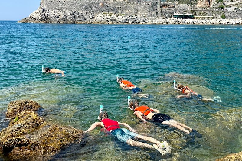 Snorkeling sur l'île de Palmaria - Toscane - Italie