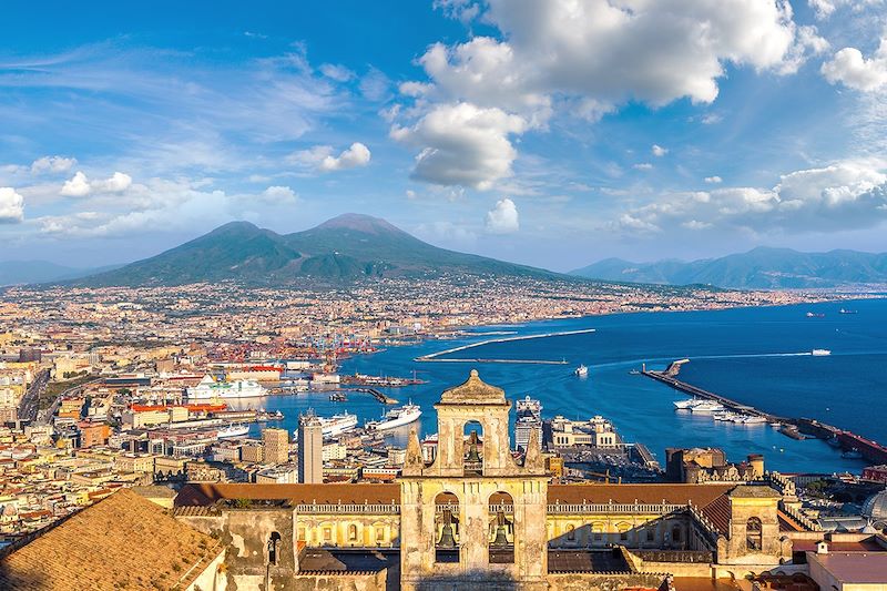 La Baie de Naples et le Vésuve - Italie