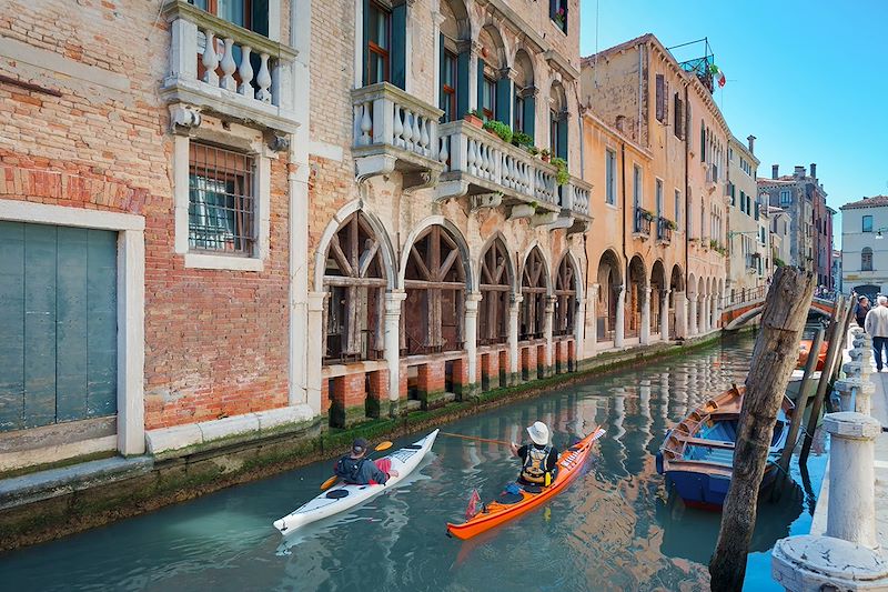 En kayak et à pied, immersion au coeur de la lagune et de la cité des Doges