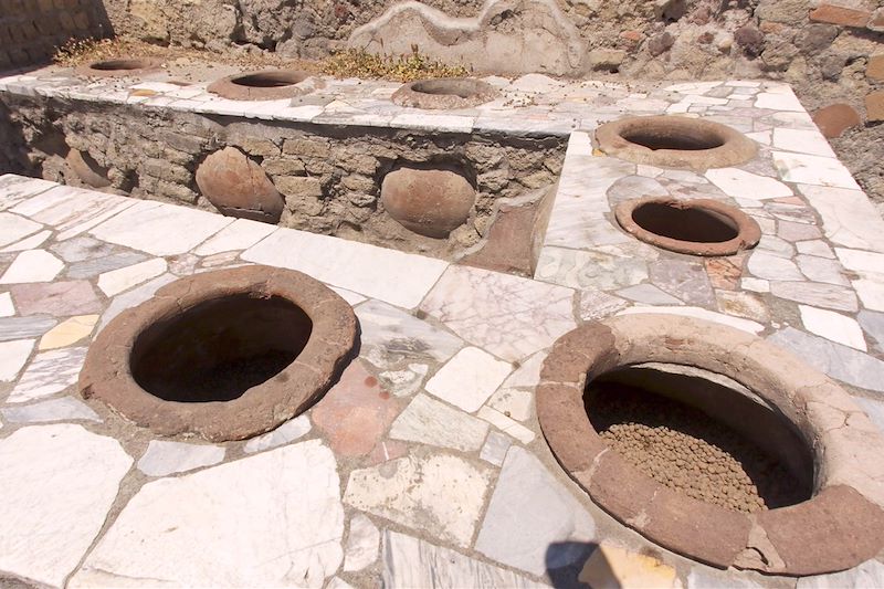 Site archéologique d'Herculanum - La Campanie - Italie