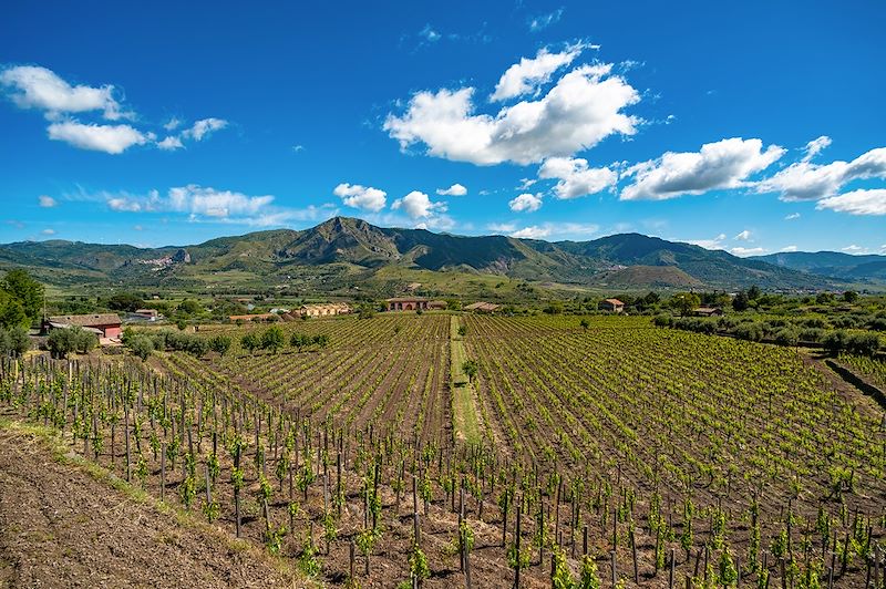 L'Italie de vignes en volcans