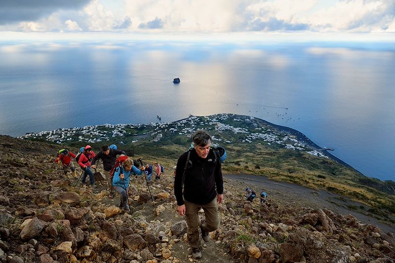 Ascension du volcan - Île Stromboli - Italie