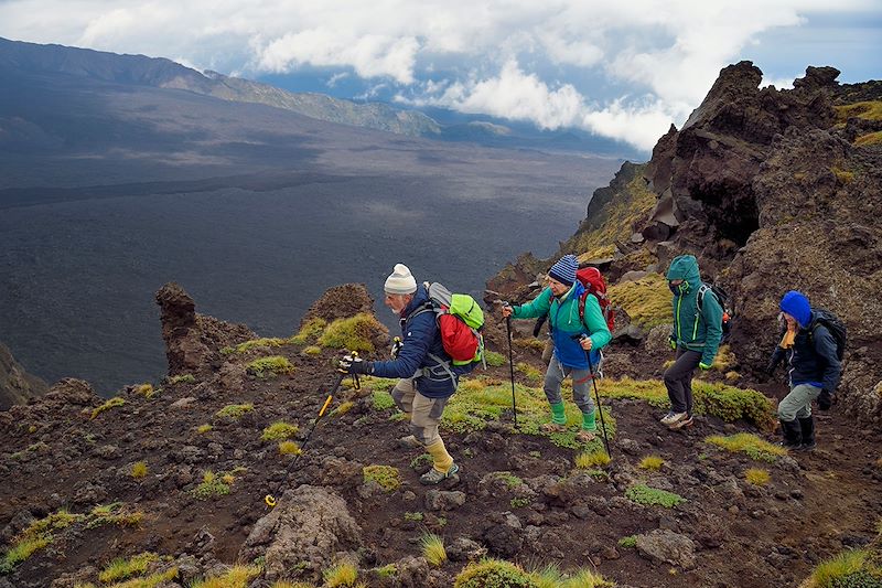 En bordure de la Valle del Bove - Mont Etna - Sicile