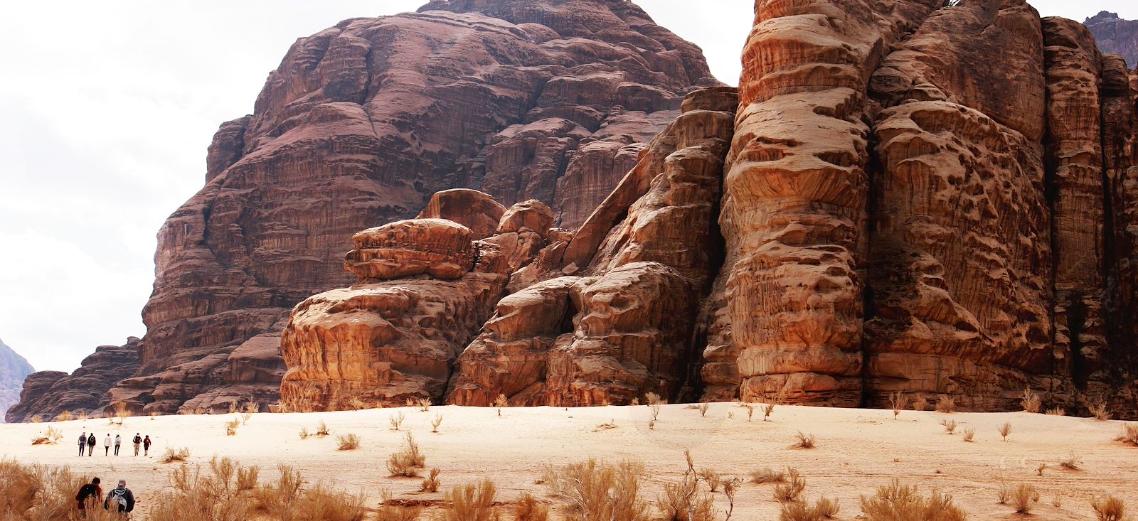 Image Du Désert de Wadi Rum à Pétra la rose