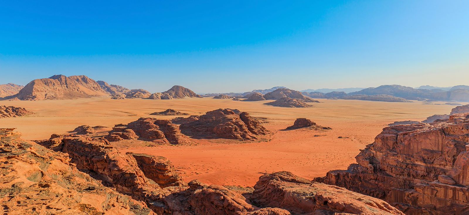 Image Du Désert de Wadi Rum à Pétra la rose
