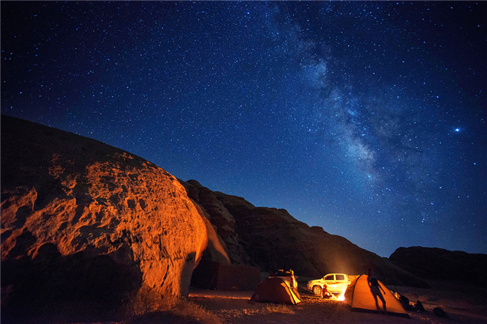 Bivouac dans le Wadi Rum - Jordanie
