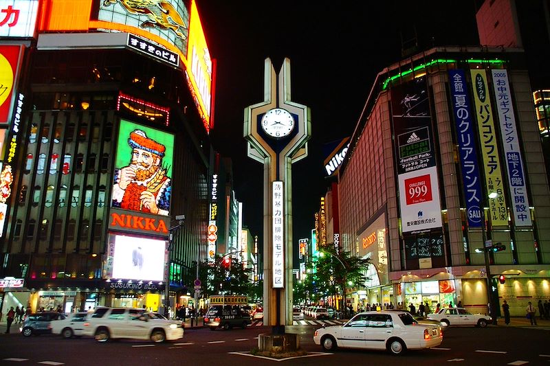 Quartier de Susukino - Sapporo - Hokkaido - Japon