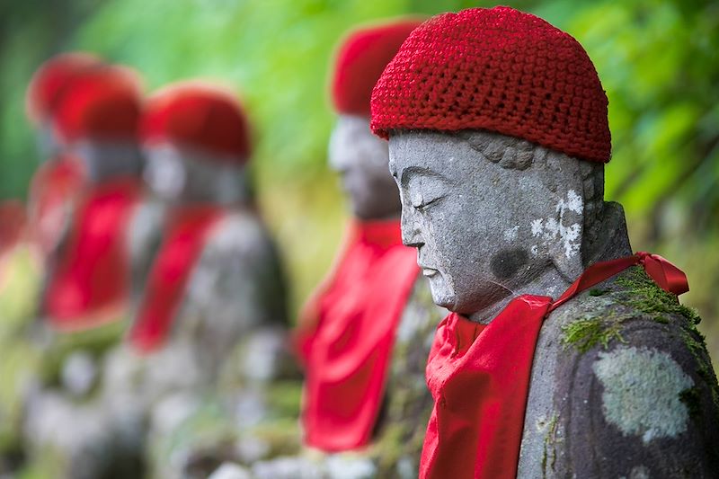 Statues Jizo à Nikko - Préfecture de Tochigi - Japon